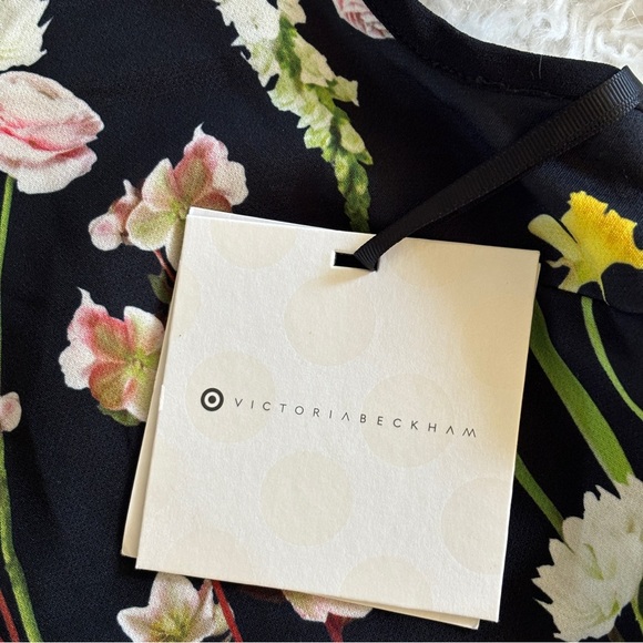 Victoria Beckham for Target Black Floral Dress Small NWT - Picture 11 of 14